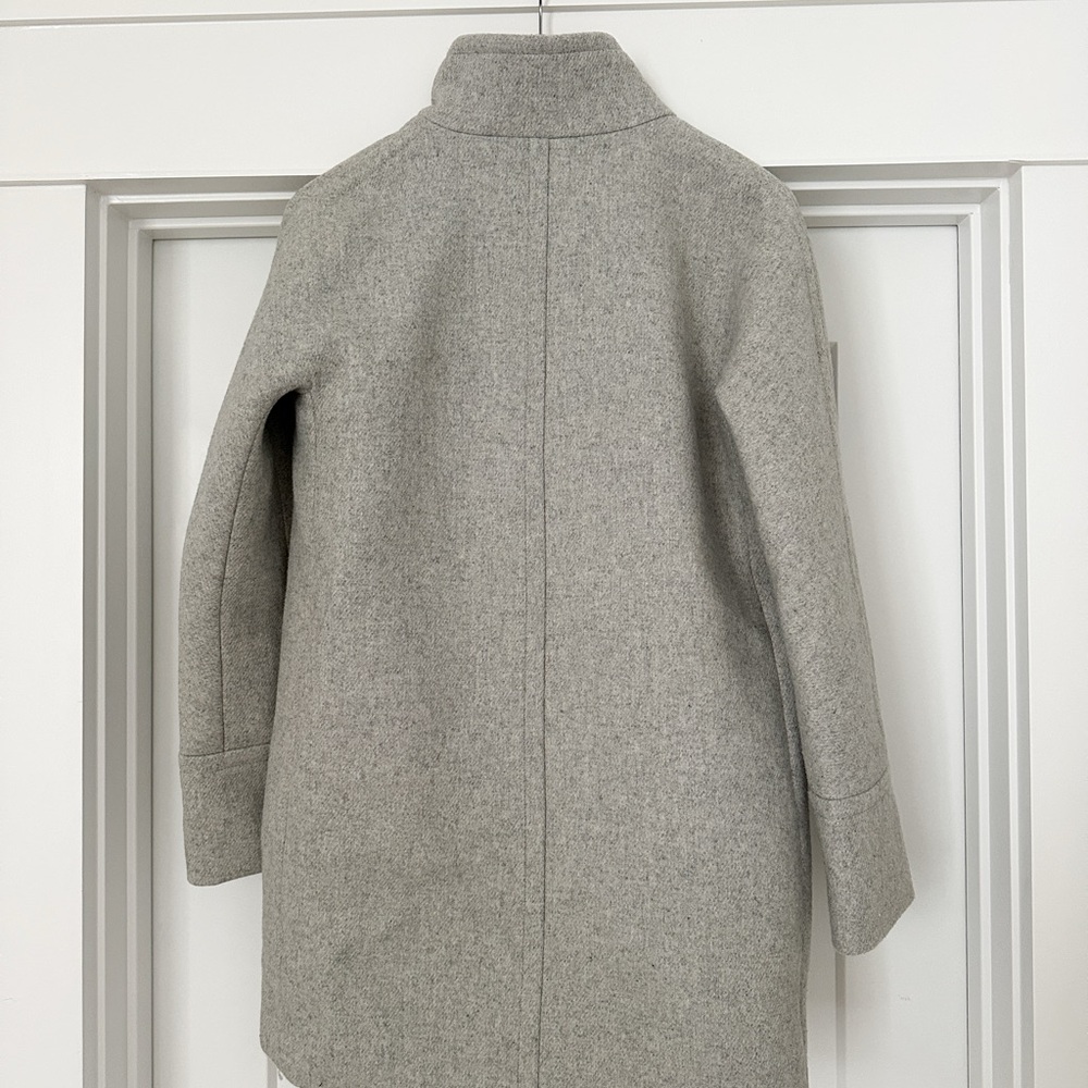 J.Crew Women’s Grey Cocoon Coat - Picture 4 of 4